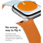 MOFT Apple Watch 11 46mm Silikon Kay-Wake Orange