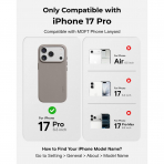 MOFT Apple iPhone 17 Pro Movas K�l�f-Taupe