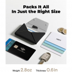 MOFT MOVAS MagSafe Czdan Stand-Jet Black 