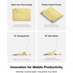 MOFT MacBook Pro/Air Ayarlanabilir K�l�f (13-14 in�)-Panna Cotta