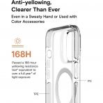 MOFT Snap Manyetik iPhone 15 Pro effaf Klf -Clear