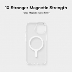 MOFT Snap Serisi Manyetik iPhone 14 MagSafe Uyumlu Kılıf -Clear