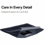 MOFT 2'si 1 Arada Laptop Ta��ma K�l�f� (14 in�)-Deep Blue