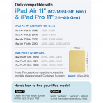 MOFT iPad Air 7.Nesil Dynamic Folio Klf (11 in)-Faded Jeans