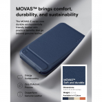 MOFT MOVAS Manyetik Czdan Stand-Navy Blue