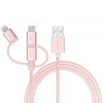 MOMAX USB arj Kablosu (1M)-Pink