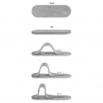 MOMOSTICK Stand-Silver Transparent