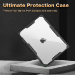 MOSISO MacBook Air M3 Bumper Klf (13.6 in)-Transparent 
