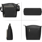 MOSISO Kadnlar in apraz anta-Black 