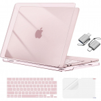 MOSISO Kristal Ultra �nce MacBook Neo Laptop K�l�f Seti-Crystal Blush