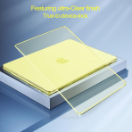 MOSISO Kristal Ultra �nce MacBook Neo Laptop K�l�f�-Crystal Citrus