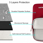 MOSISO MacBook Neo Laptop �antas� (13 in�)-Red