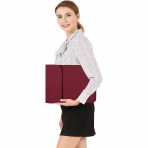 MOSISO MacBook Air/Pro Uyumlu anta (13 in)-Wine Red