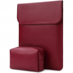 MOSISO MacBook Air/Pro Uyumlu anta (13 in)-Wine Red