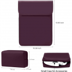 MOSISO MacBook Air/Pro Uyumlu anta (13 in)-Plum
