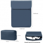 MOSISO MacBook Air/Pro Uyumlu anta (13 in)-Peacock Blue