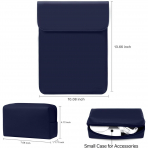 MOSISO MacBook Air/Pro Uyumlu anta (13 in)-Navy Blue