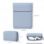 MOSISO MacBook Air/Pro Uyumlu anta (13 in)-Air Blue