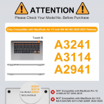 MOSISO MacBook Air M4/M3 Klf (15 in)-Crystal Sky Blue