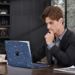 MOSISO MacBook Air M4/M3/M2 Uyumlu Klf (15 in)-Midnight Blue