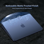 MOSISO MacBook Neo Parmak �zi B�rakmayan Laptop K�l�f�-Indigo Clear