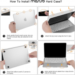 MOSISO MacBook Neo Parmak �zi B�rakmayan Laptop K�l�f�-Indigo Clear