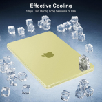 MOSISO MacBook Neo Parmak �zi B�rakmayan Laptop K�l�f�-Citrus Clear