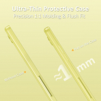 MOSISO MacBook Neo Parmak �zi B�rakmayan Laptop K�l�f�-Citrus Clear
