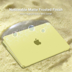MOSISO MacBook Neo Parmak �zi B�rakmayan Laptop K�l�f�-Citrus Clear