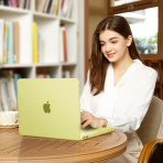 MOSISO MacBook Neo Parmak �zi B�rakmayan Laptop K�l�f�-Citrus Clear