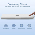 MOSISO MacBook Neo Parmak �zi B�rakmayan Laptop K�l�f�-Matte Clear