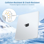 MOSISO MacBook Neo Parmak �zi B�rakmayan Laptop K�l�f�-Matte Clear