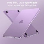 MOSISO MacBook Neo Parmak �zi B�rakmayan Laptop K�l�f�-Purple