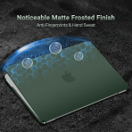 MOSISO MacBook Neo Parmak �zi B�rakmayan Laptop K�l�f�-Emerald Green