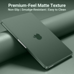 MOSISO MacBook Neo Parmak �zi B�rakmayan Laptop K�l�f�-Emerald Green