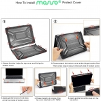 MOSISO MacBook Pro Koruyucu Klf (14 in)-Midnight Green