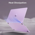 MOSISO MacBook Air M4 Sert Klf (13 in)-Purple