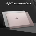 MOSISO MacBook Air M4 Sert Klf (13 in)-Peach Fuzz