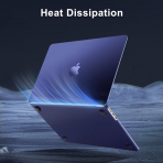 MOSISO MacBook Air M4 Sert Klf (13 in)-Navy Blue