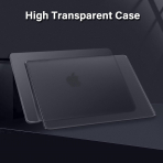 MOSISO MacBook Air M4 Sert Klf (13 in)-Black Clear 