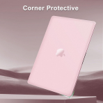 MOSISO MacBook Air M4 Sert Klf (13 in)-Baby Pink