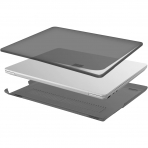 MOSISO Microsoft Surface Laptop Go 3 Koruyucu Klf-Smoke Black