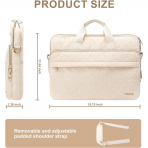MOSISO Askl Laptop antas (15-16 in)-Beige