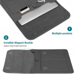 MOSISO MacBook Air/Pro Laptop antas (13 in)-Slate Gray 