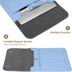 MOSISO MacBook Air/Pro Laptop antas (13 in)-Pastel Blue