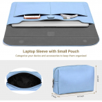MOSISO MacBook Air/Pro Laptop antas (13 in)-Pastel Blue