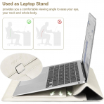 MOSISO MacBook Air/Pro Laptop antas (13 in)-Beige 