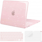 MOSISO Simli MacBook Neo Laptop K�l�f Seti-Blush