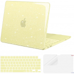 MOSISO Simli MacBook Neo Laptop K�l�f Seti-Citrus