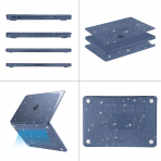 MOSISO Simli MacBook Neo Laptop K�l�f Seti-Indigo
